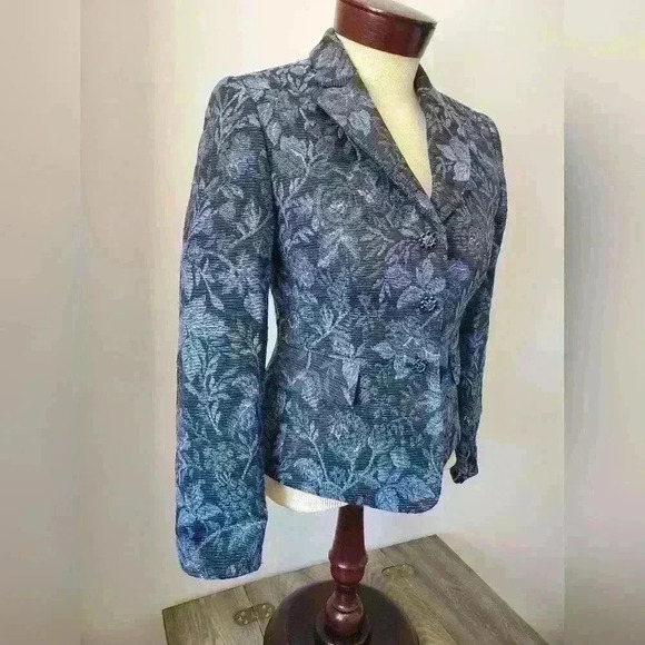 TAHARI Arthur S Levine formal wool blend blazer. Size 4P - Picture 2 of 7